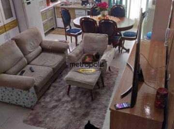 Sala de estar · Cobertura com 2 dormitórios à venda, 130 m² por R$ 600.000,00 - Vila Eldízia - Santo André/SP