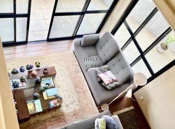 pvlwbpy2n2i3ogflodhiotlm_md · Apartamento duplex no Itaim Bibi - 170m², 4 suites, pé direito duplo, varanda