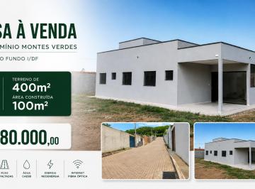 Casa de 3 quartos, Riacho Fundo · Casa à Venda no Riacho Fundo I | 3 Quartos | 1 Suíte | 400m² | Condomínio Montes Verdes