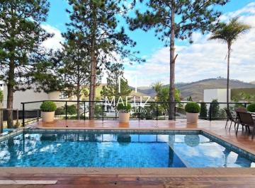 Casa · 513m² · 4 Quartos · 6 Vagas · CASA DE 4 QUARTOS, PISCINA AQUECIDA E VISTA PARA NATUREZA EM TERRENO DE 1.410
