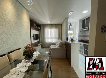 Foto 01 · Apartamento a venda no Condomínio Doce Lar Bella Colônia, repleto de armários, desocupado, andar alt