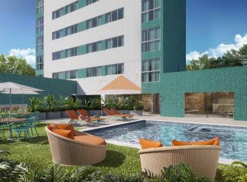 Edf. Domus Jequitinhonha, 24 m², piso em porcelanato, lazer completo e a 5 minutos a pé da praia · Edf. Domus Jequitinhonha, 24 m², piso em porcelanato, lazer completo e a 5 minutos a pé da praia