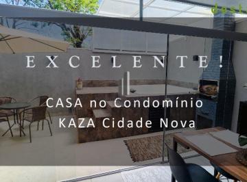 Casa · 106m² · 3 Quartos · 2 Vagas · CASA PARA VENDA NO CONDOMÍNIO KAZA CIDADE NOVA JUNDIAI