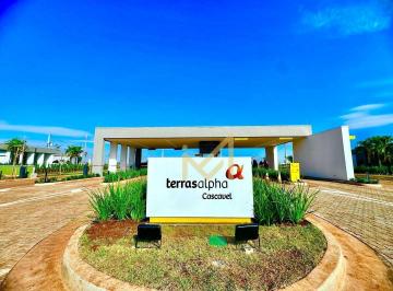 06ffefdc75a4e92b6bee09d78e0b83a8fc16c08e · Terreno à venda, 314 m² por R$ 380.000 - Condomínio Terras Alpha - Cascavel/PR