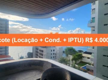 Foto 01 · Apartamento para locação em Salvador-BA, no bairro Vitória: 1 quarto, 1 suíte, 1 sala, 1 banheiro, 1