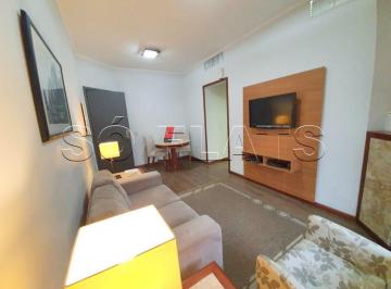 Apartamento · 42m² · 1 Quarto · 1 Vaga · Flat no Massis contendo 42m², 1 dormitório e 1 vaga, disponível para locação nos Jardins.