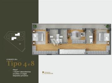 Apartamento · 111m² · 3 Quartos · 1 Vaga · Apartamento 3 Quartos Alto da Glória Curitiba
