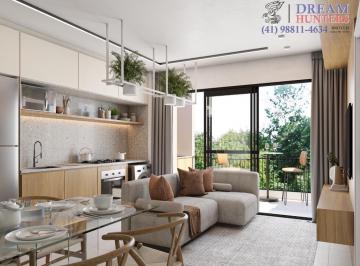 Apartamento · 60m² · 2 Quartos · 1 Vaga · Apartamento de 60m² no bairro Cajuru, com 2 quartos (1 suíte) e 1 vaga de garagem