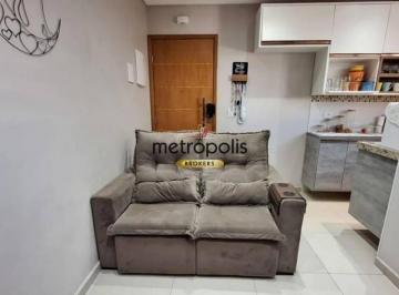 Sala de estar · Cobertura com 2 dormitórios à venda, 84 m² por R$ 460.000,00 - Vila Metalúrgica - Santo André/SP