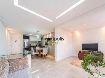 Sala · Apartamento com 3 dormitórios para alugar, 72 m² por R$ 4.400,00/mês - Rudge Ramos - São Bernardo do