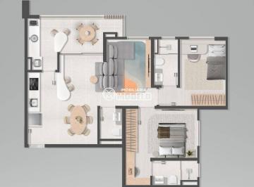 0e4ea6a3afeef9c3c30b19d869786ca626b815e3 · Apartamento com 2 dormitórios à venda, 79 m² por R$ 828.980,00 - Centro - Piracicaba/SP