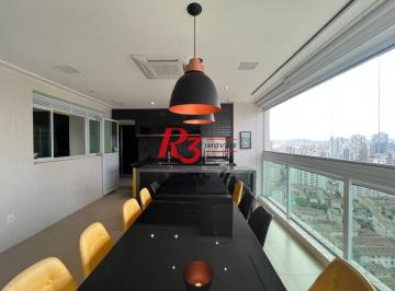 3cb896fe94ac7e67ff55a7dfda6fa5f9f8277ff5 · Apartamento com 3 dormitórios para alugar, 155 m² por R$ 20.000,00/mês - Ponta da Praia - Santos/SP