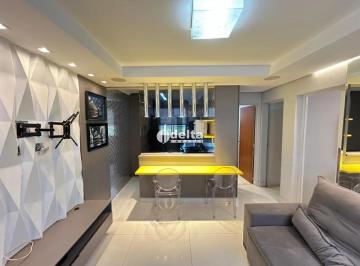 Apartamento · 53m² · 2 Quartos · 1 Vaga · Apartamento mobiliado com 2 quartos disponível para locação no bairro Laranjeiras em Uberlândia-MG