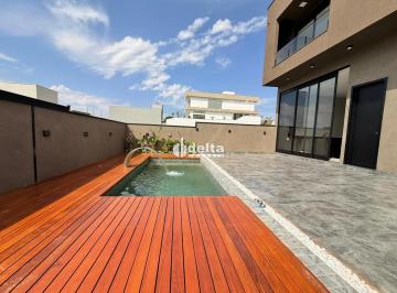 Casa · 313m² · 4 Quartos · 4 Vagas · Casa com 4 quartos sendo suítes disponível para venda no bairro Granja Marileusa em Uberlândia-MG