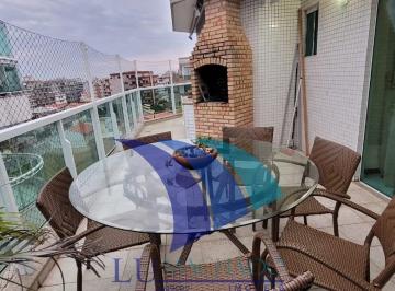Apartamento · 150m² · 4 Quartos · 2 Vagas · Cobertura em Braga, Cabo Frio/RJ de 150m² 4 quartos para locação R$ 5.500,00/mes