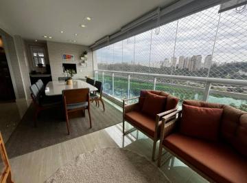 Apartamento · 138m² · 4 Quartos · 2 Vagas · Apartamento em Jardim Caravelas, São Paulo/SP de 138m² 4 quartos para locação R$ 10.750,00/mes