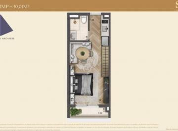 Comercial · 30m² · 1 Quarto · Studio em Jardim Vila Mariana, São Paulo/SP de 30m² 1 quartos à venda por R$ 304.597,00