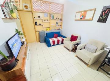 Foto 01 · Apartamento à venda em Praia Grande-SP, Mirim: 1 quarto, 1 sala, 1 banheiro, 1 vaga de garagem, 45m²