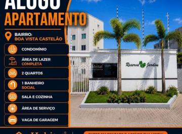Apartamento · ALUGO APARTAMENTO EM CONDOMINIO COM 2 QUARTOS NO BAIRRO BOA VISTA CASTELÃO