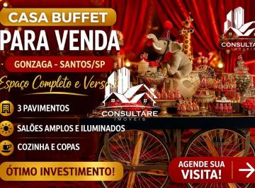 Comercial · 500m² · Imóvel Comercial em Gonzaga, Santos/SP de 500m² à venda por R$ 1.500.000,00