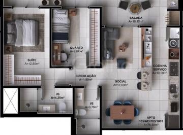 Photo 1 · Apartamento de 2 dormitórios com suíte a 100 metros do Passeio Pedra Branca