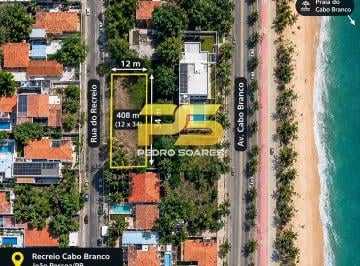 Terreno · 408m² · TERRENO À VENDA | RECREIO CABO BRANCO – JOÃO PESSOA/PB