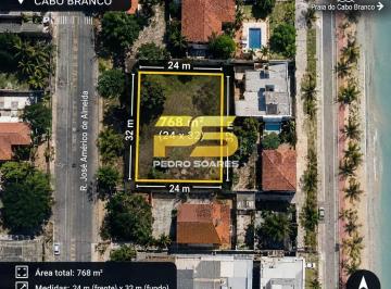 Terreno · 768m² · TERRENO À VENDA | RECREIO CABO BRANCO ? João Pessoa/PB