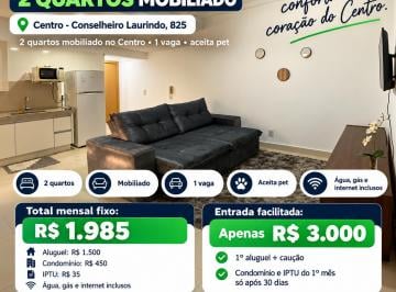 Apartamento de 2 quartos, Curitiba · Apartamento 2 quartos centro