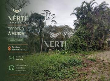 226a607deffa5af17d6a8e38678ab35e3adc7604 · Terreno à venda, 416 m² por R$ 320.000,00 - Fortaleza - Blumenau/SC