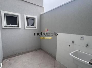 Quintal · Apartamento com 2 dormitórios à venda, 69 m² por R$ 420.000,00 - Vila Camilópolis - Santo André/SP