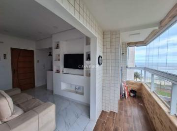 Apartamento · 43m² · 1 Quarto · 1 Vaga · Apartamento mobiliado com vista para o mar e varanda gourmet à venda em Praia Grande