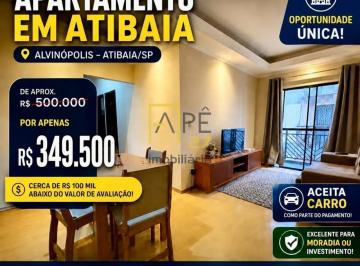 4ce454f4ded2b829723aabec06f50d2f34fd5432 · Apartamento à venda, 66 m² por R$ 349.500,00 - Alvinópolis - Atibaia/SP