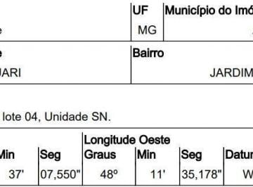 Imagem 1 · Terreno para venda em Jardim Panorama, Araguari