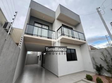 Casa · 120m² · 3 Quartos · 3 Vagas · Sobrado em Cará-Cará, Ponta Grossa/PR de 120m² 3 quartos à venda por R$ 470.000,00