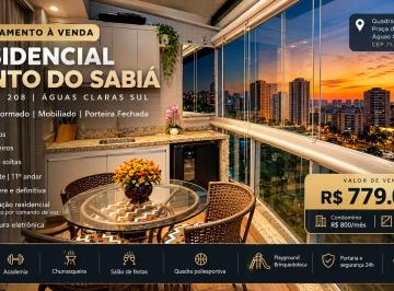 Apartamento de 2 quartos, Águas Claras · Apartamento 2 Quartos à Venda Águas Claras | Canto do Sabiá | Reformado | 2 Vagas | Mobiliado 75m²