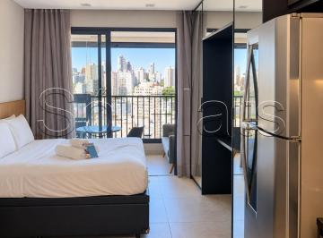 Apartamento · 25m² · 1 Quarto · Studio para locação Próximo à Avenida Paulista com Varanda e Lazer Completo.