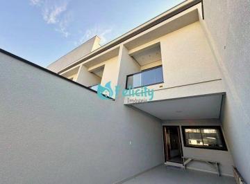 Casa · 90m² · 3 Quartos · 2 Vagas · Sobrado novo, 3 dormitórios, sendo 1 suíte e 2 vagas no Jardim Vista Linda