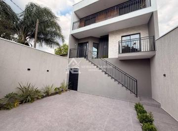 Casa · 134m² · 3 Quartos · 1 Vaga · Sobrado 3 quartos Vila São Cristóvão Piraquara com design moderno e acabamento em porcelanato