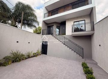 Casa · 134m² · 3 Quartos · 1 Vaga · Sobrado 3 quartos Vila São Cristóvão Piraquara com design moderno e acabamento em porcelanato