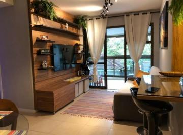 sala-de-estar-apartamento-88m²-ocean-pontal-recreio · Apartamento à venda no Recreio: 3 quartos, 1 suíte, 88m²
