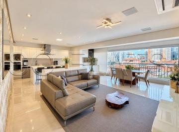 Apartamento · 129m² · 3 Quartos · 2 Vagas · Apartamento de alto padrão no Tatuapé: 129m², 3 dormitórios, varanda gourmet, mobiliado e equipado