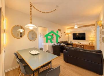 a0d3e7632e9736626ce5c20469682d67046f1bf0 · Apartamento beira mar com 2 quartos (1 suíte), 2 vagas e lazer à venda em Pitangueiras, Guarujá