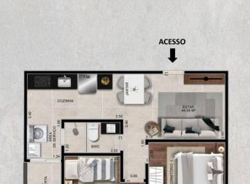 Apartamento · 55m² · 2 Quartos · 1 Vaga · Apartamento em Vila Nivi, São Paulo/SP de 55m² 2 quartos à venda por R$ 380.000,00