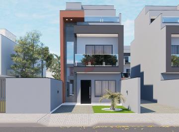 Casa · 136m² · 4 Quartos · 2 Vagas · Sobrado em Balneário Caiobá, Matinhos/PR de 136m² 4 quartos à venda por R$ 1.490.000,00