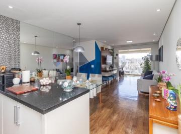 Apartamento · 82m² · 3 Quartos · 2 Vagas · Apartamento de 82m² com varanda gourmet, andar alto com linda vista na Vila Gumercindo!
