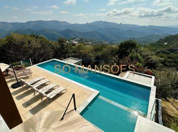 Casa · 469m² · 4 Quartos · 4 Vagas · Casa de Luxo de 469 m² à Venda com 4 Suítes e Lazer Completo no Mirante da Mata, Nova Lima - MG