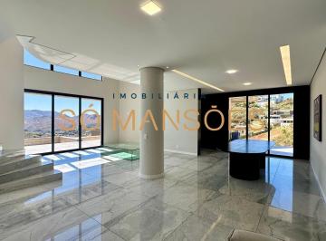 Casa · 511m² · 5 Quartos · 3 Vagas · Casa de Luxo de 511 m² à Venda com 3 Suítes e Spa no Vale dos Cristais, Nova Lima - MG