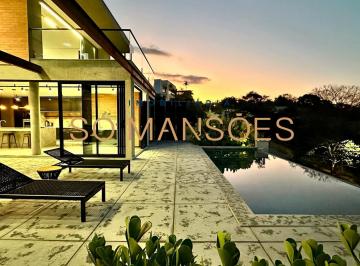 Casa · 585m² · 5 Quartos · 4 Vagas · Casa de Luxo de 585 m² à Venda com 5 Suítes e Vista Definitiva no Vale dos Cristais, Nova Lima - MG