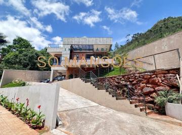 Casa · 278m² · 3 Quartos · 4 Vagas · Casa de Alto Padrão de 278 m² à Venda com 1 Suíte e Vista Panorâmica no Ville de Montagne, Nova Lima