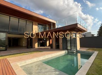 Casa · 494m² · 4 Quartos · 4 Vagas · Casa de Luxo de 494 m² à Venda com 3 Suítes e Piscina Aquecida no Alphaville - Lagoa dos Ingleses, N